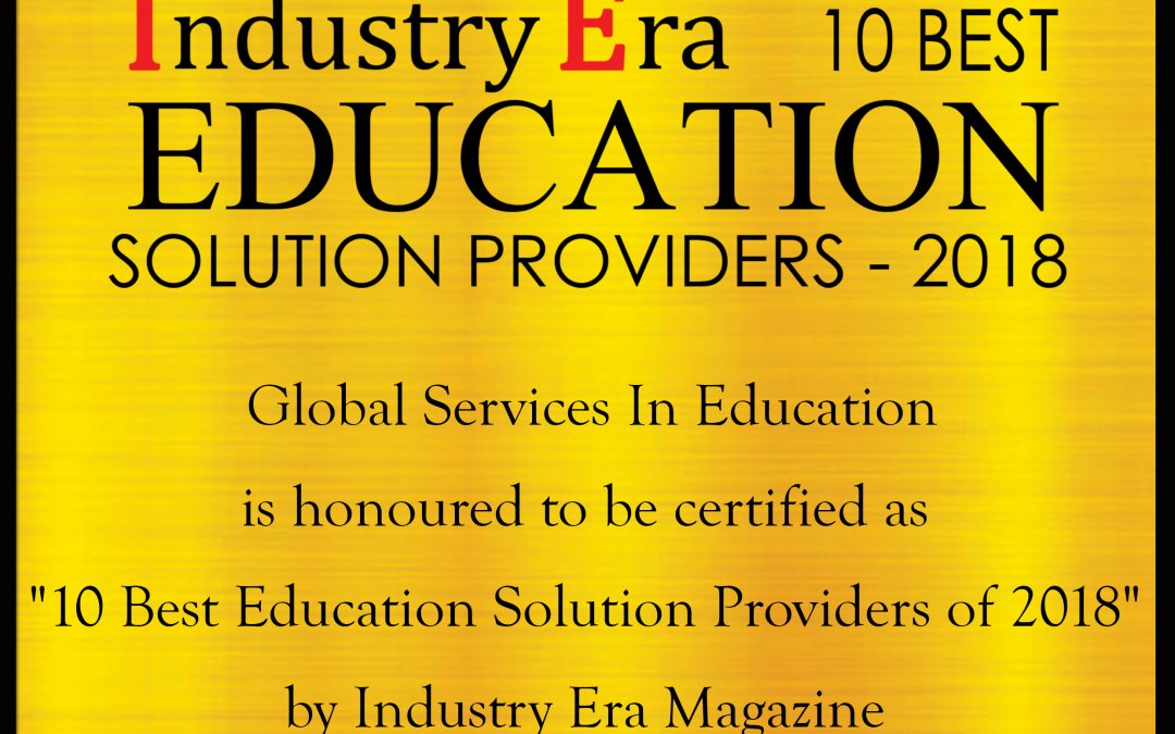 Global Services in Education named Top 10 Education Solution Provider