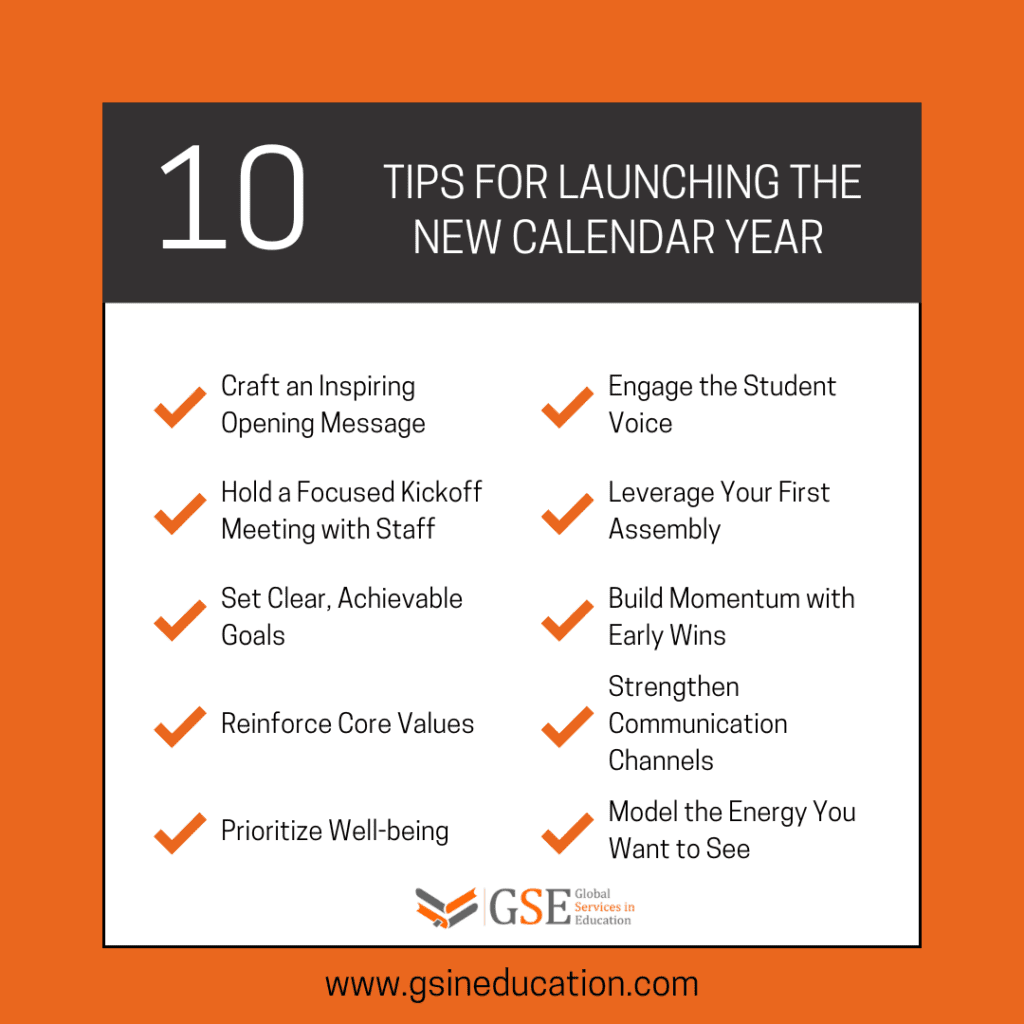 Launching the New Calendar Year