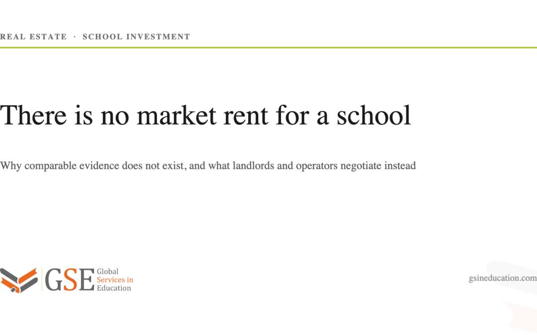 Why There Is No Market Rent for a School