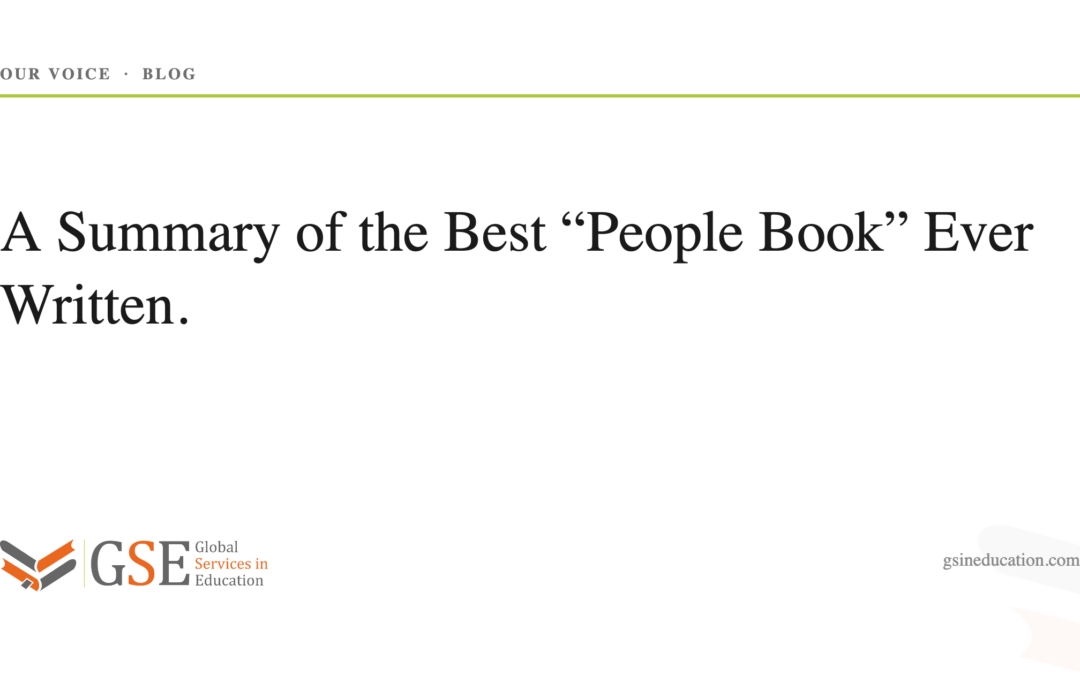 A Summary of the Best “People Book” Ever Written.