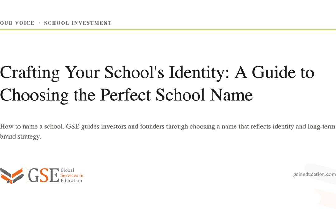 Crafting Your School’s Identity: A Guide to Choosing the Perfect School Name