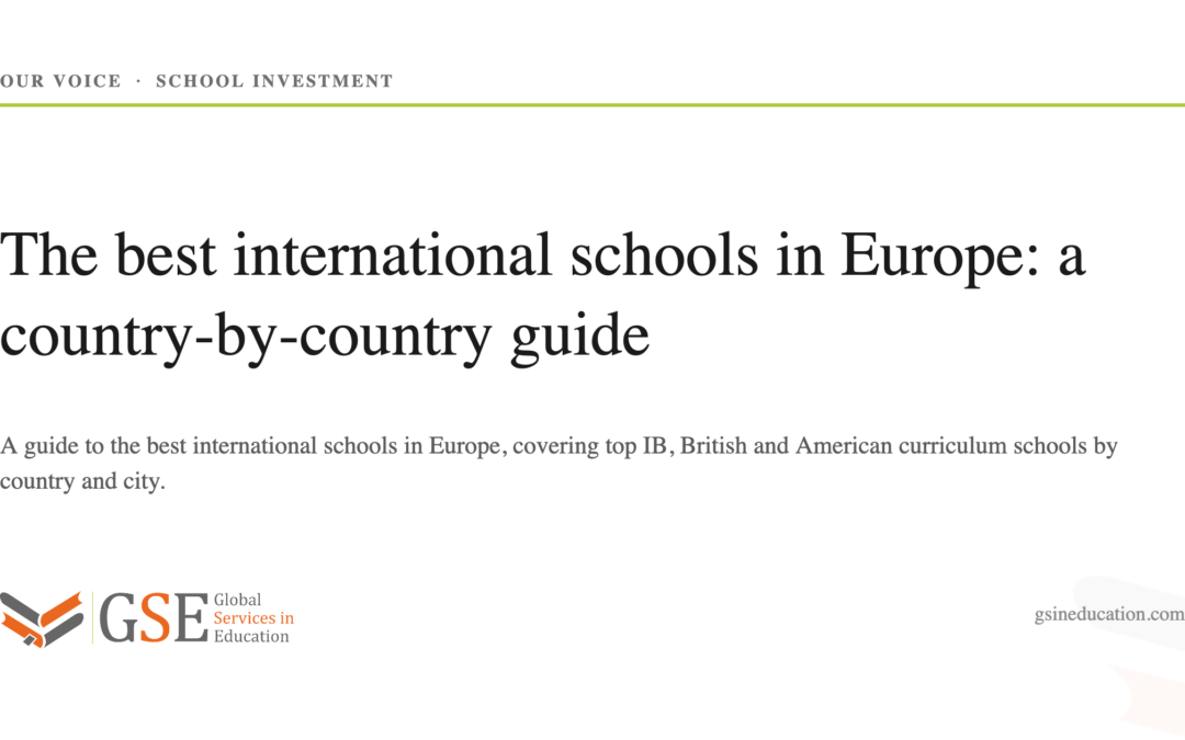 The best international schools in Europe: a country-by-country guide