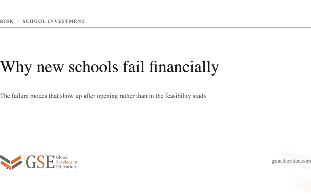 Why Most New School Projects Fail Financially