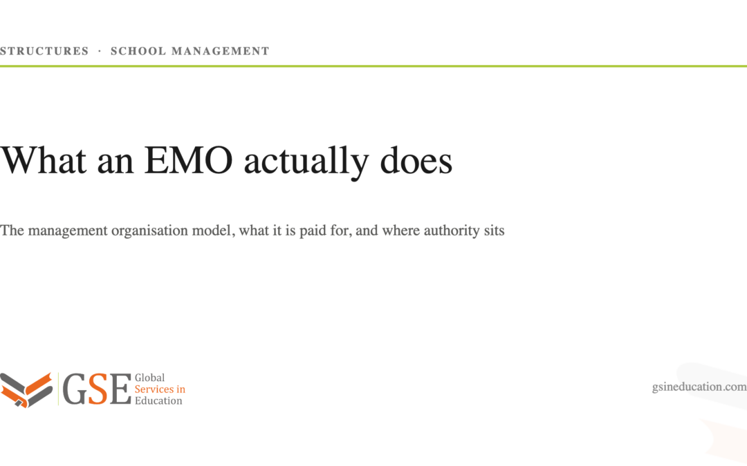 What is an Education Management Organisation (EMO)?